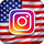 Instagram | Verified by email at firstmail.ltd, included. Registration year: 2023-2025. Profile partially completed. Two-factor authentication enabled. Country of registration: MIX.